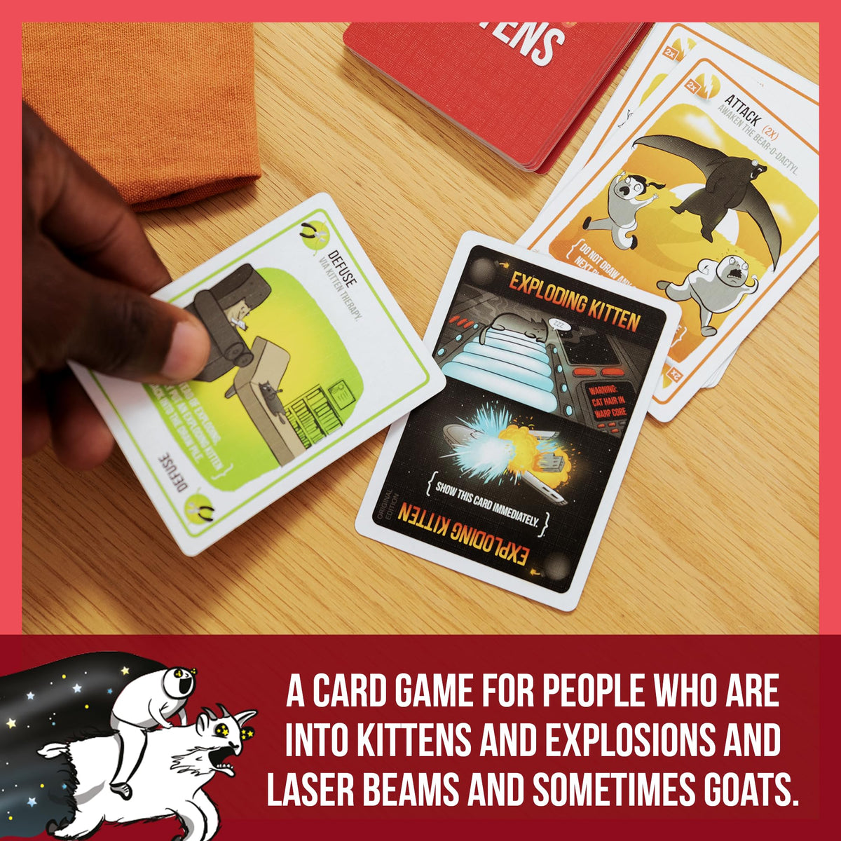Exploding Kittens instruction manual simplifies setup for seamless family play.