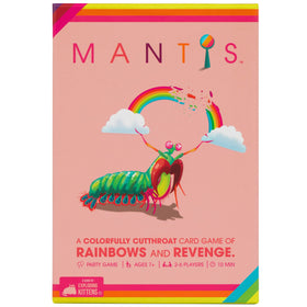 Exploding Kittens Mantis game play scene highlighting fast-paced strategy for party fun