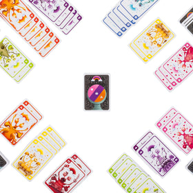 Exploding Kittens Mantis 2-6 players setup scene emphasizing quick rounds and group energy