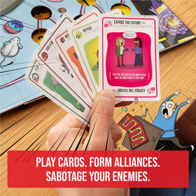 Exploding Kittens Meatpants Butterfly Punch cards add playful chaos to play.