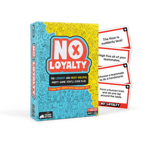 Exploding Kittens No Loyalty challenge cards fueling fast-paced teamwork and laughter