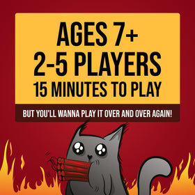 Exploding Kittens Original Edition travel case enables on-the-go games
