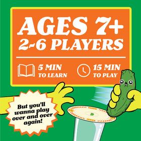Exploding Kittens Pickle Grab family night game for 2–6 players.