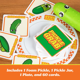Exploding Kittens Pickle Grab pickle jar centers the tense race.