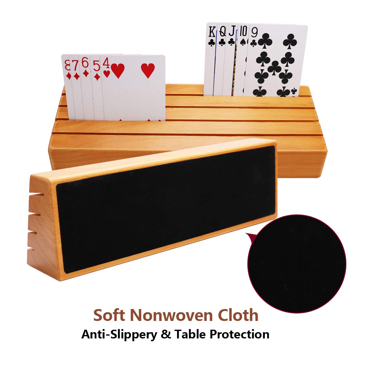Exqline compact portable design fits easily on the table for Bridge and Canasta.