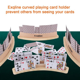 Exqline wooden card holder made from pine for durability