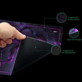 Extalas MTG playmat back showing non-slip stability during play