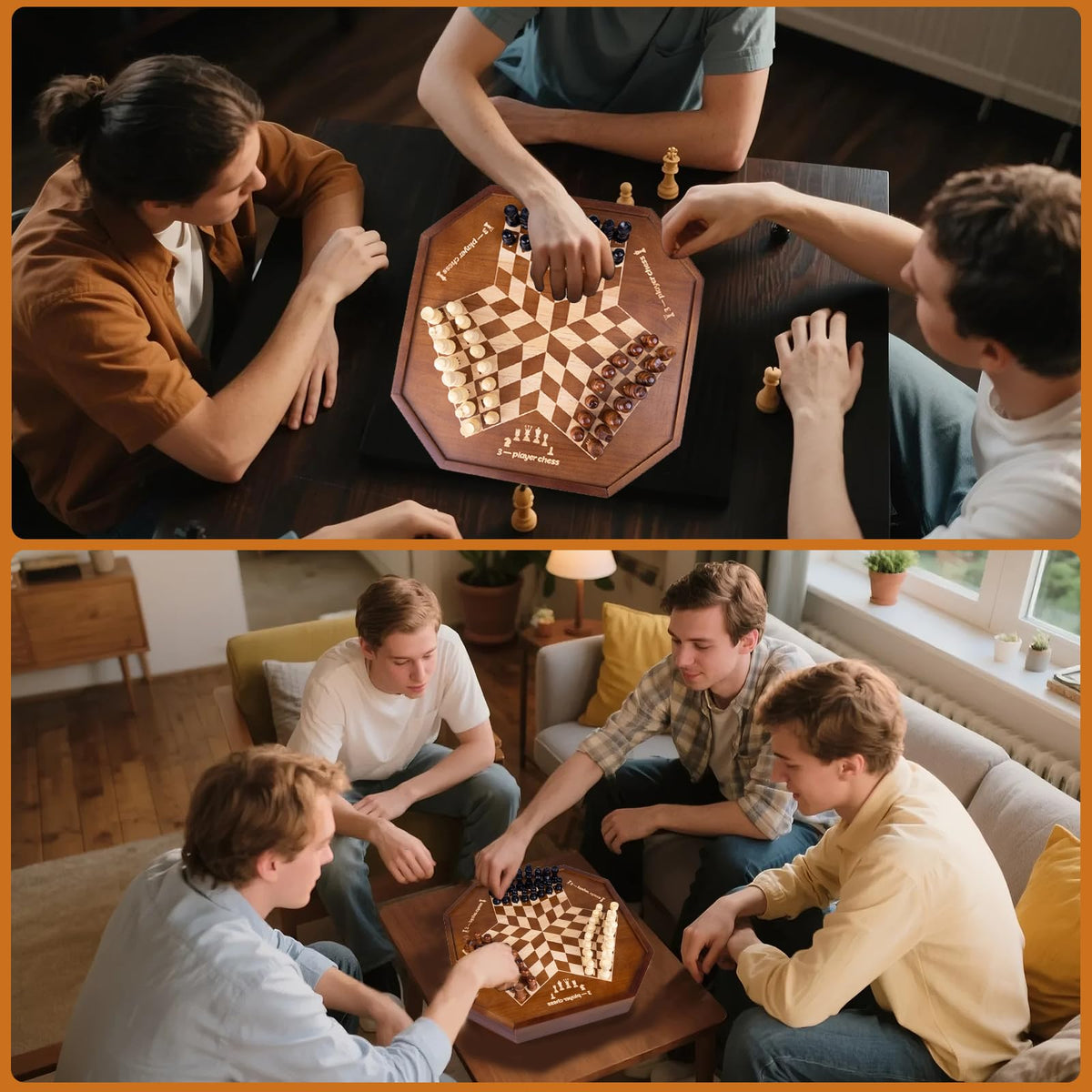 Extguds sturdy wooden board designed for family game nights.