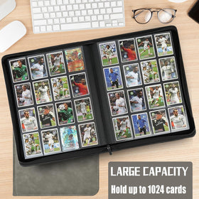 EYEGLEAM high-capacity layout helps you organize MTG, Yu-Gi-Oh!, and sports cards.