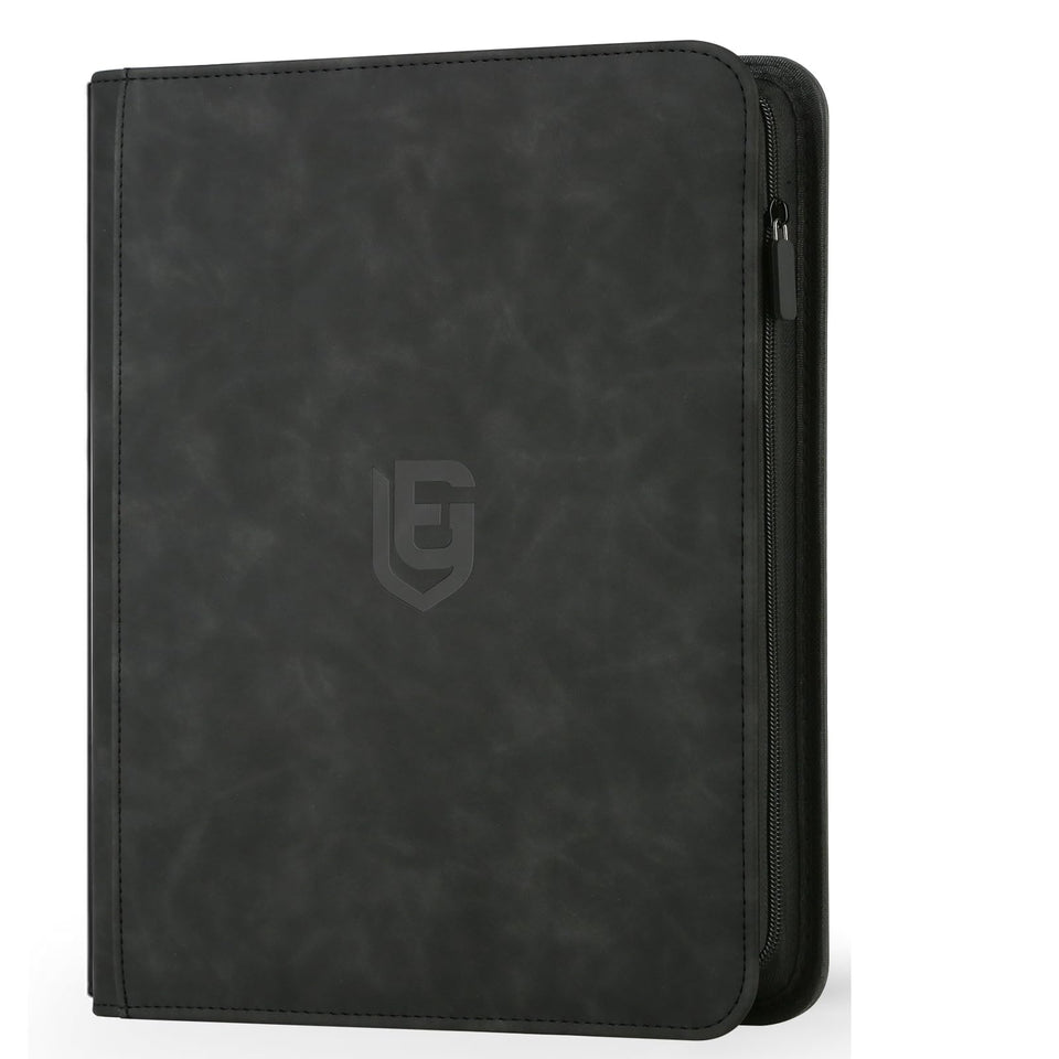 EYEGLEAM 1024 Pocket Card Binder front cover in premium PU leather, ideal for collectors