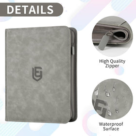 EYEGLEAM side-loading pocket keeps cards secure and visible.