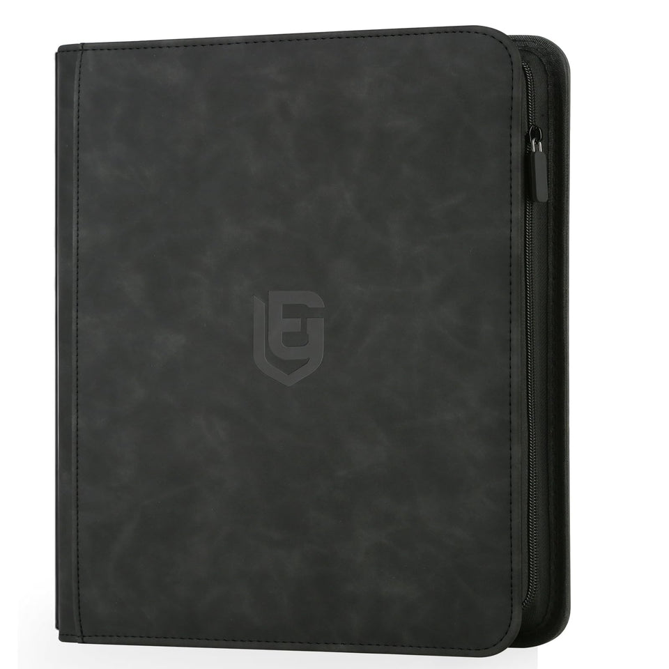 EYEGLEAM 12-pocket card binder front cover protects MTG cards with style