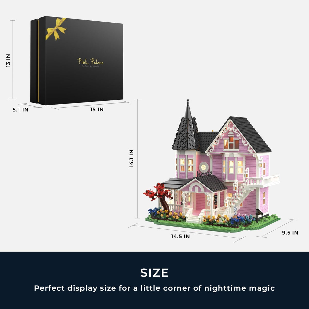 EYICA Pink Palace gift box packaging emphasizes premium gifting presentation.