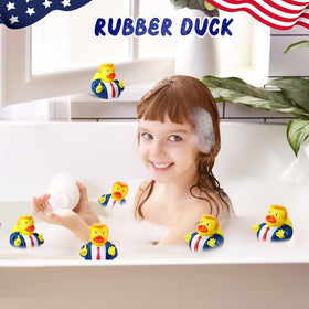 EYKOOW president rubber ducks on the car dashboard offer a quirky road-time accessory.