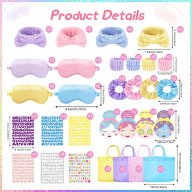 EYNDYN spa sleepover wristbands add color for easy group organization