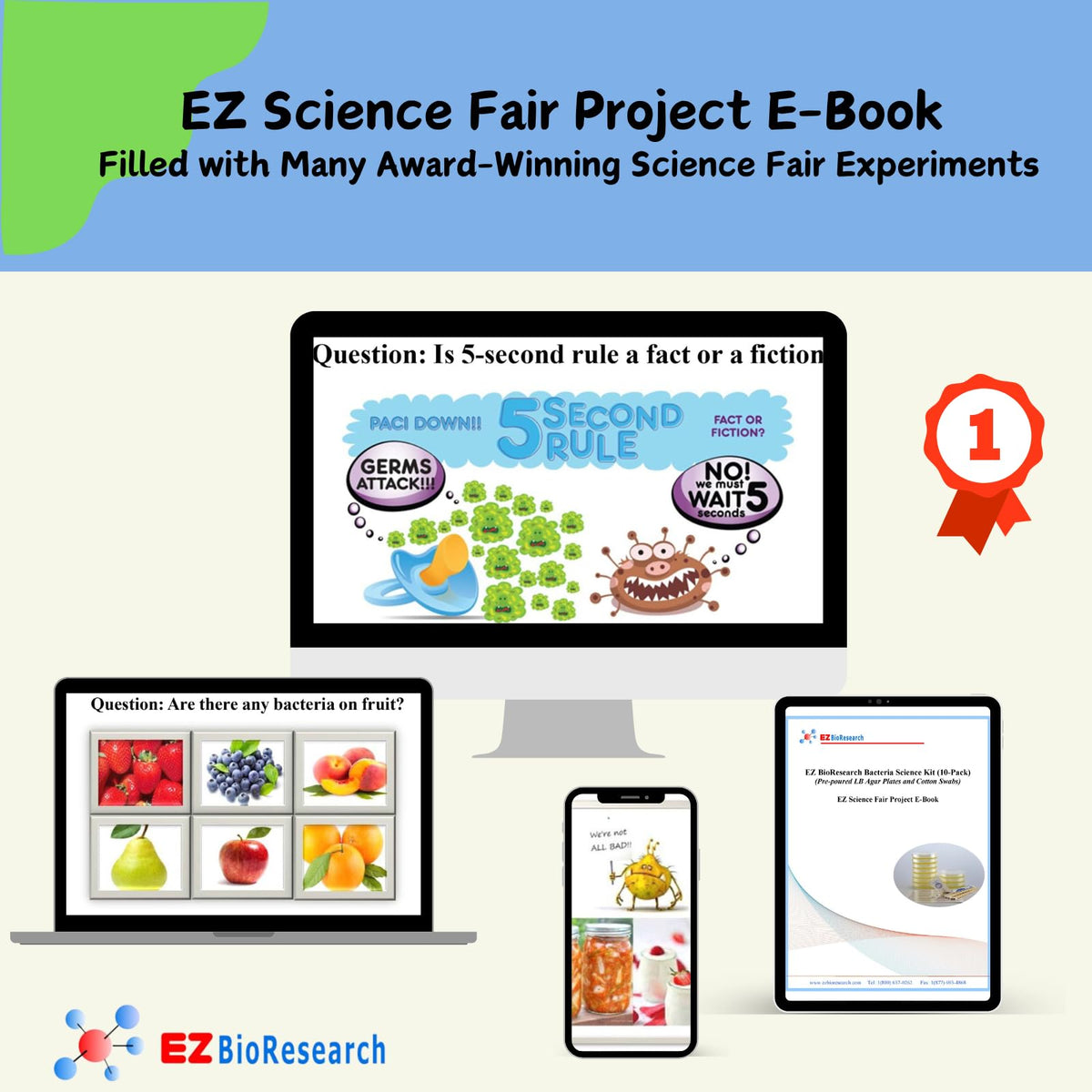 Free science fair e-book guides easy, safe experiments