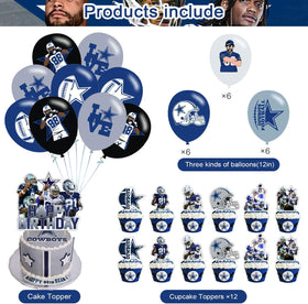 Ezcpigei Cowboys balloons durable party decor