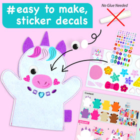 EZCRA Extra Felt Stickers image demonstrates decorating fun and vibrant details.