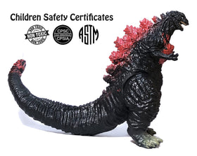 EZfun Burning Godzilla figure ideal for shelf display and storytelling