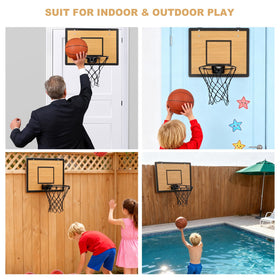 EZFXHD WTER mini hoop durable metal rim for daily play