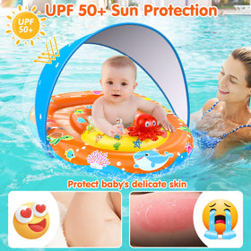 EZIGO float features double air chambers for added stability during water play
