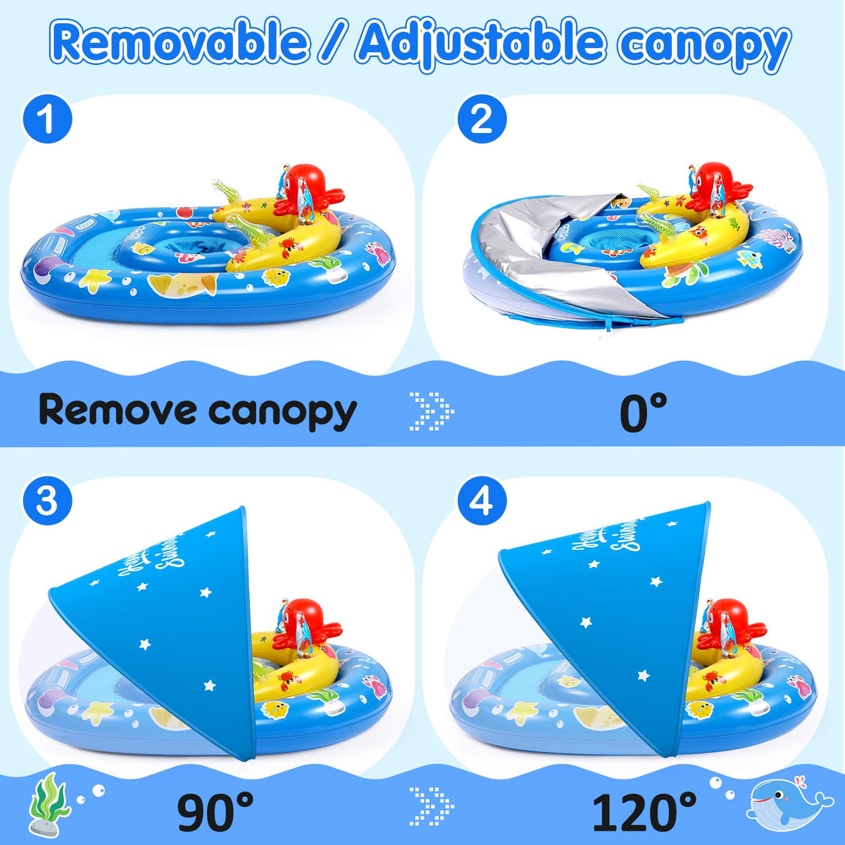Ezigo soft CPC standard PVC keeps delicate skin safe during water adventures