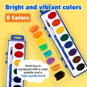 EZLYFF watercolor brush included for small hands and smooth washes