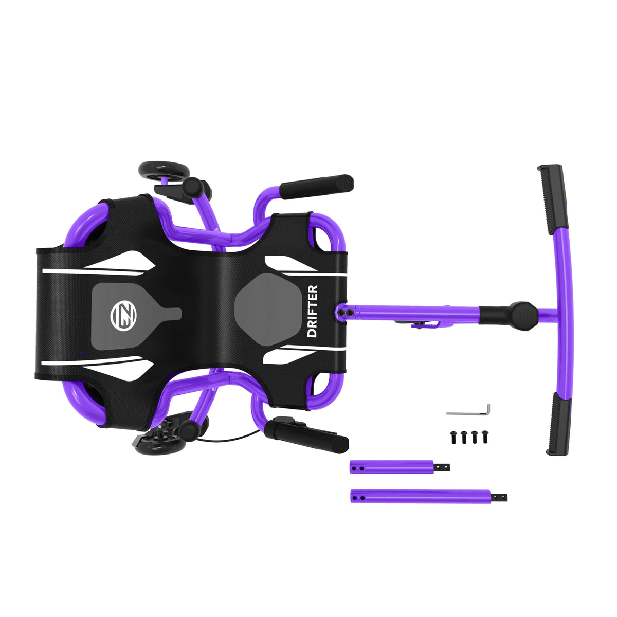 Non-slip wheels and compact profile support safe, confident rides.
