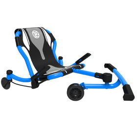 EzyRoller Spinner X blue front view showing 360-degree action for fun rides.