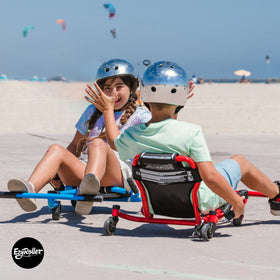 EzyRoller Spinner X blue steel extensions growing with your child.