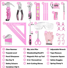 EZUVITA protective gloves and safety goggles included for safe DIY sessions.