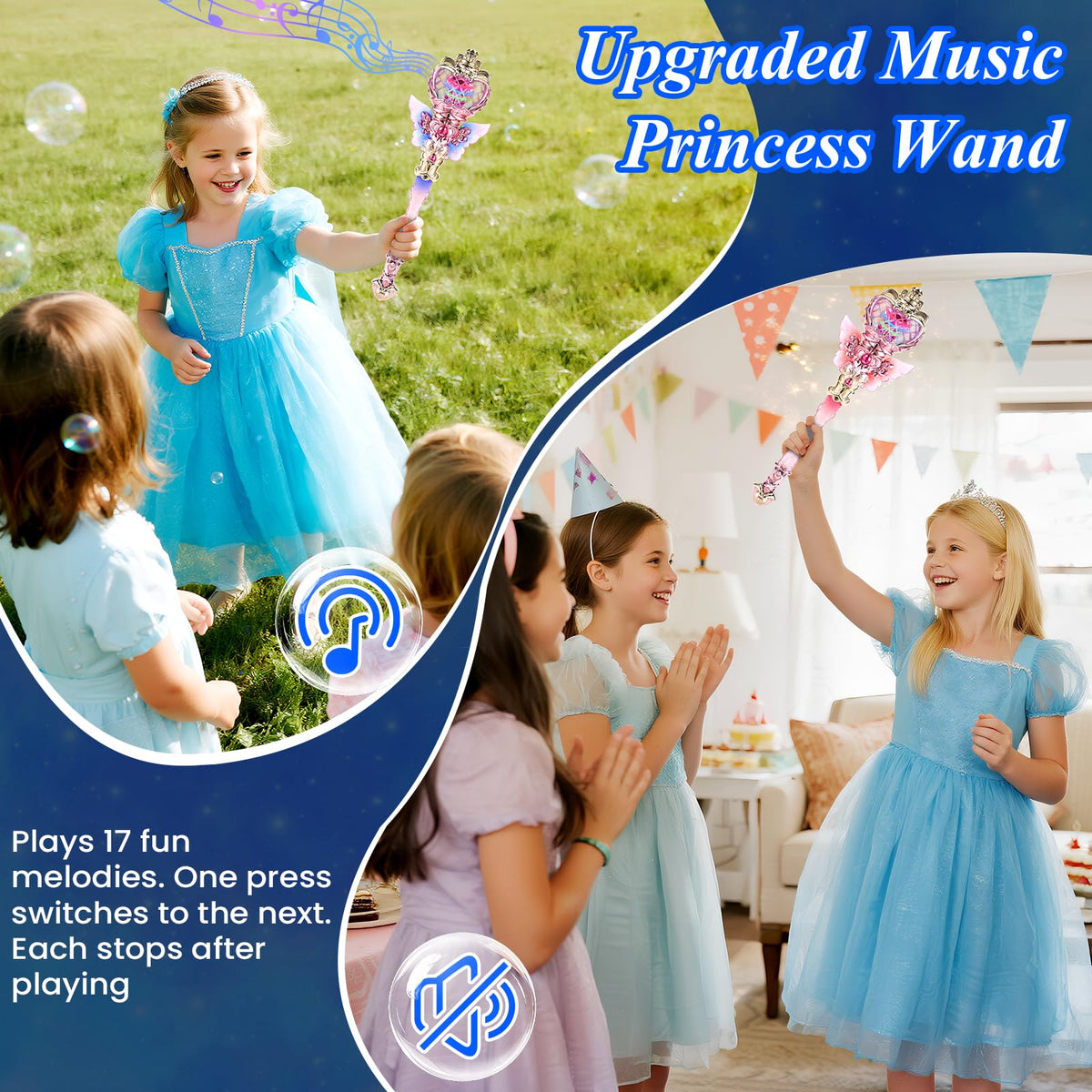 EZVYAO wand controls let kids mix lights and tunes during pretend play