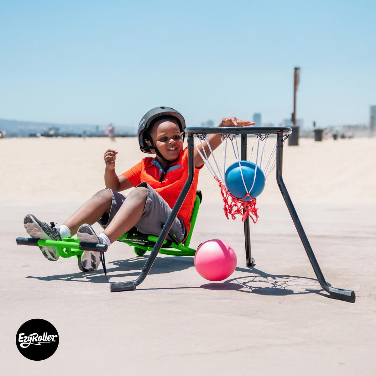 EzyRoller Classic indoor-outdoor versatility for flexible play spaces.