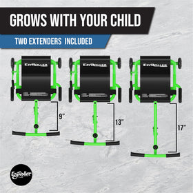 EzyRoller Classic low-to-ground stance promotes stable rides.