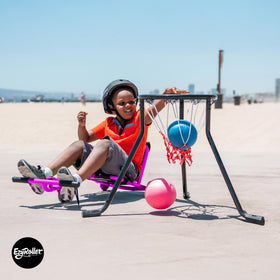 EzyRoller Classic Ride On Pink two steel extensions for growth.