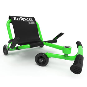 EzyRoller Classic demonstrates snake-movement ride for indoor and outdoor fun.
