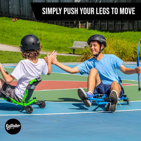 EzyRoller Drifter X age range 4-12 supports growing riders
