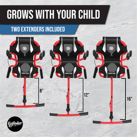 Back wheel detail of EzyRoller Drifter X for stable, controlled rides