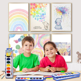 Ezzgol packaging and storage for classroom art sessions.