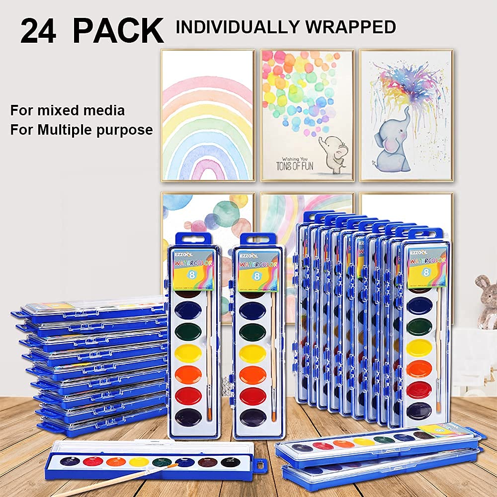 Ezzgol non-toxic watercolors for ages 3+.