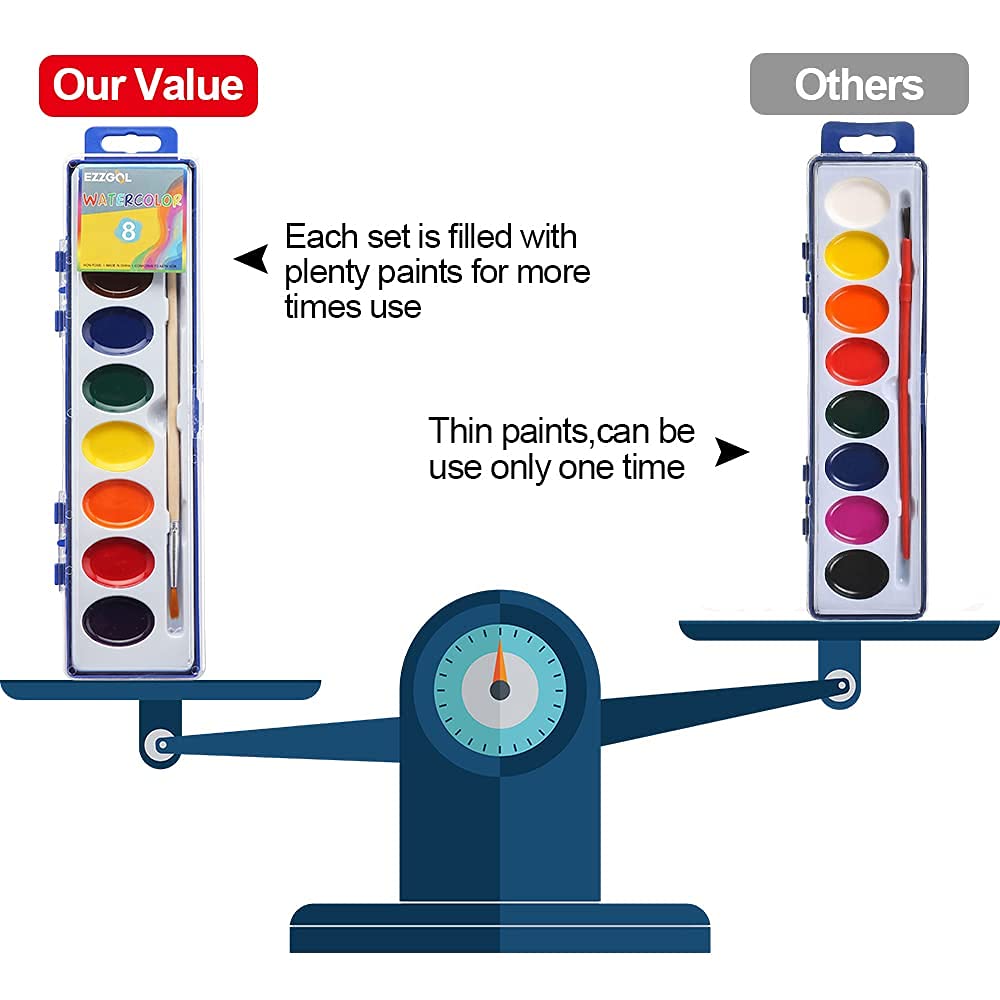 Ezzgol rich pigments with high saturation for vivid color diffusion.