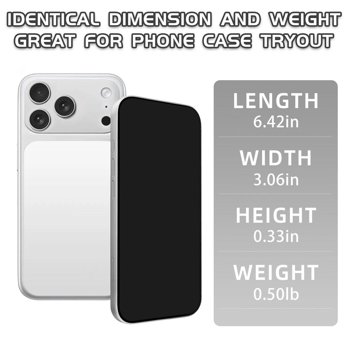 Faawxlo dummy phone aluminum frame close-up highlights durable build.