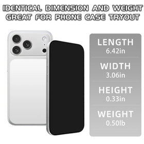 Faawxlo dummy phone aluminum frame close-up highlights durable build.