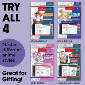 Ideal gift from Faber-Castell for kids exploring anime drawing