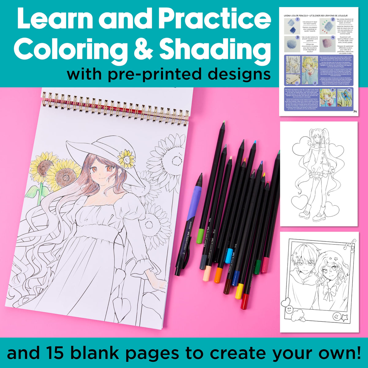 Finished artwork from the kit can become a portfolio or gift