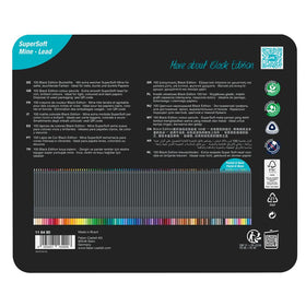 Eco-friendly wood from FSC-certified forests used in Faber-Castell Black Edition pencils.