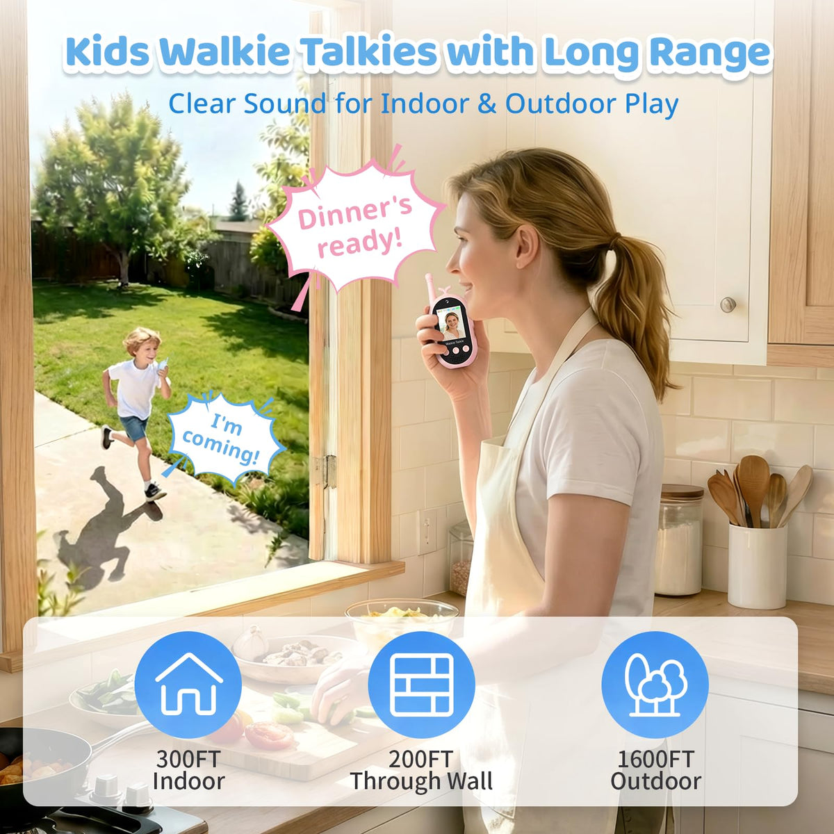 Fabeto Walkie Talkie Video long-range connectivity for park adventures