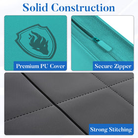 Fabmaker 12-pocket card book side-loading pockets for easy insertion.