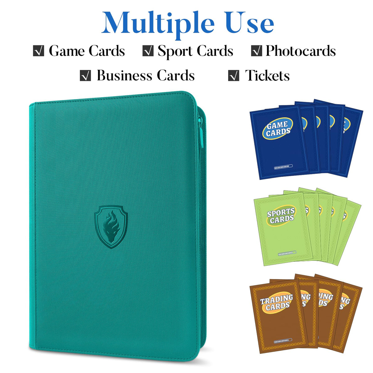 Fabmaker 360-card pages display your collection clearly and securely.