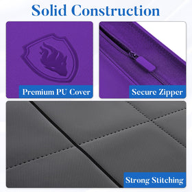 Fabmaker 912-pocket interior organizes cards with clear visibility and easy access.